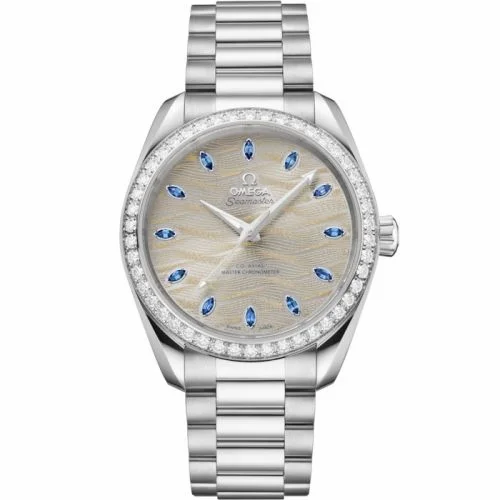 Omega Seamaster Aqua Terra 150M Master Chronometer 34 Canopus Gold - Diamond / Silver 220.55.38.20.99.003 (22055382099003)